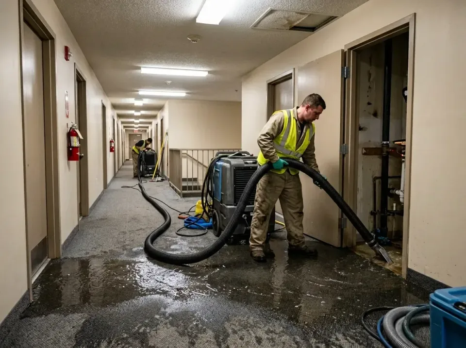 multi-unit-apartment-hallway-f-005 — frequently asked questions, Emergency Burst Pipe Water Extraction & Removal in Rockwood…